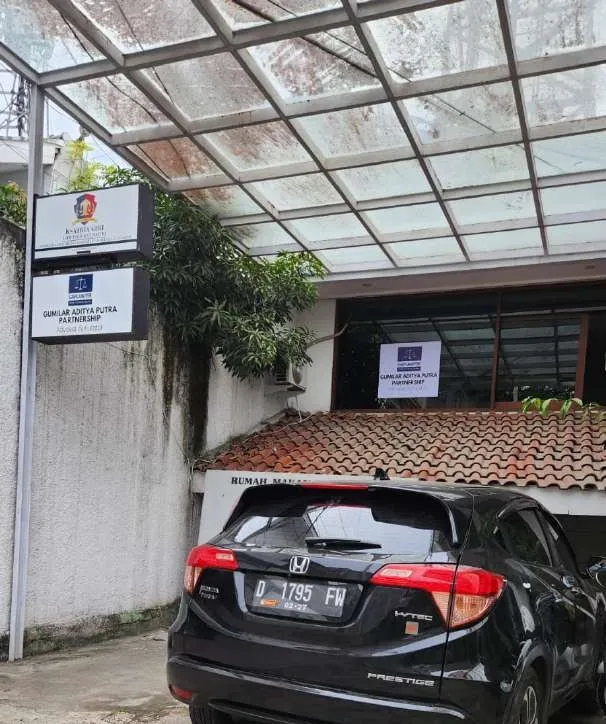 Pintu masuk kantor GAP Lawyer