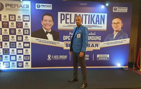 Pelantikan pengurus PERADI